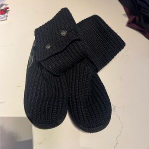 UGG black Knit short boots